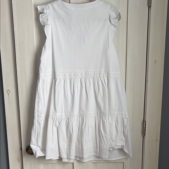 Southern Tide White Seersucker Woman’s Dress Large - Picture 4 of 4